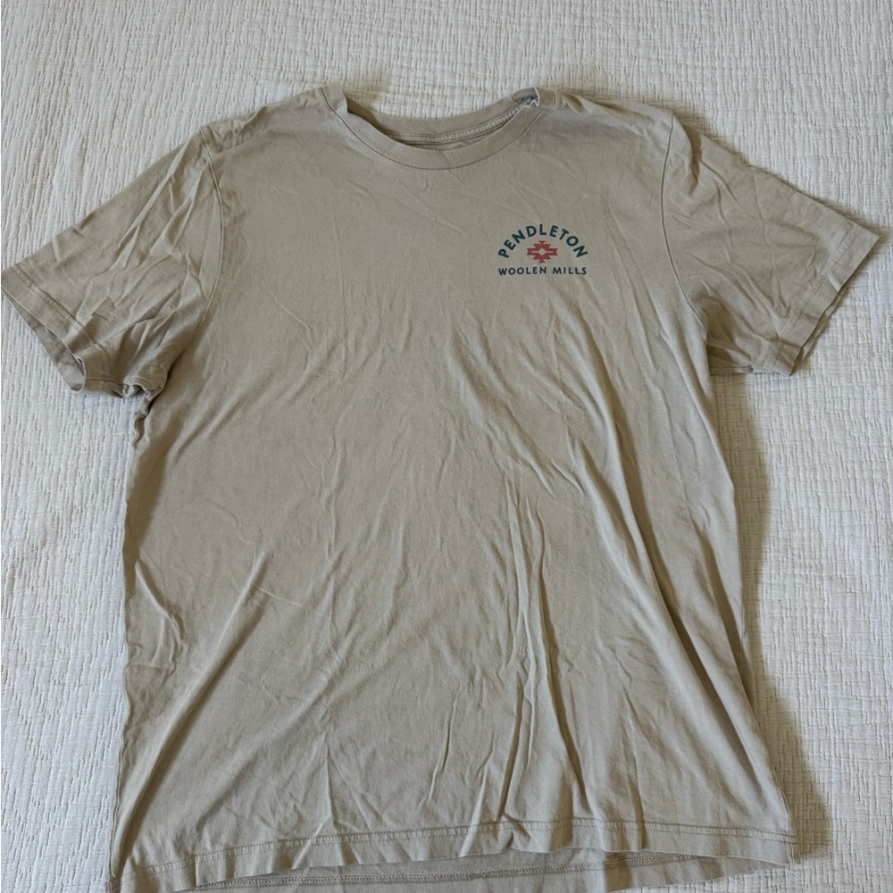 Pendleton Men's Beige Short Sleeve Tee
